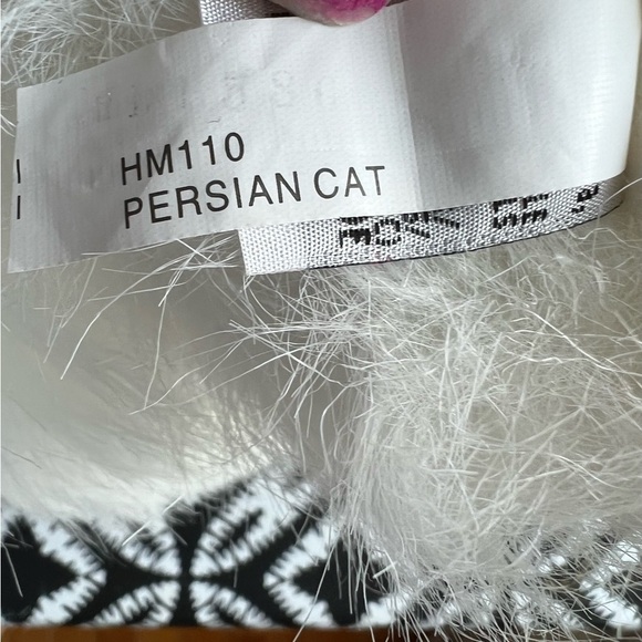 Ganz Webkinz HM110 Persian Cat‎ with a bracelet collar white kitty no code 7” - Picture 5 of 9